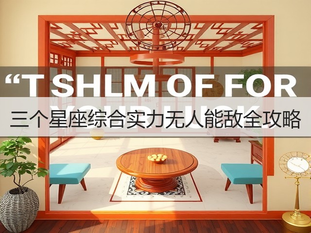 三个星座综合实力无人能敌全攻略(图3) 三个星座综合实力无人能敌全攻略(图3)