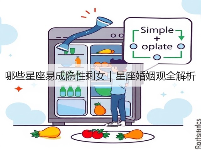 哪些星座易成隐性剩女｜星座婚姻观全解析(图2)