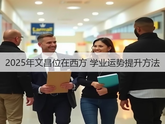 2025年文昌位在西方 学业运势提升方法(图3)