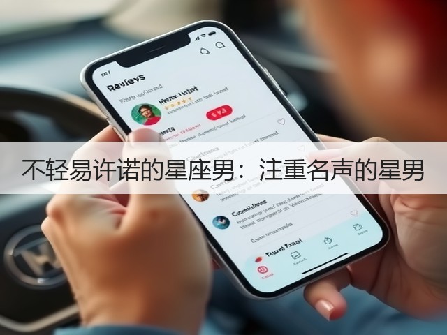 不轻易许诺的星座男:注重名声的星男(图2) 不轻易许诺的星座男:注重名声的星男(图2)