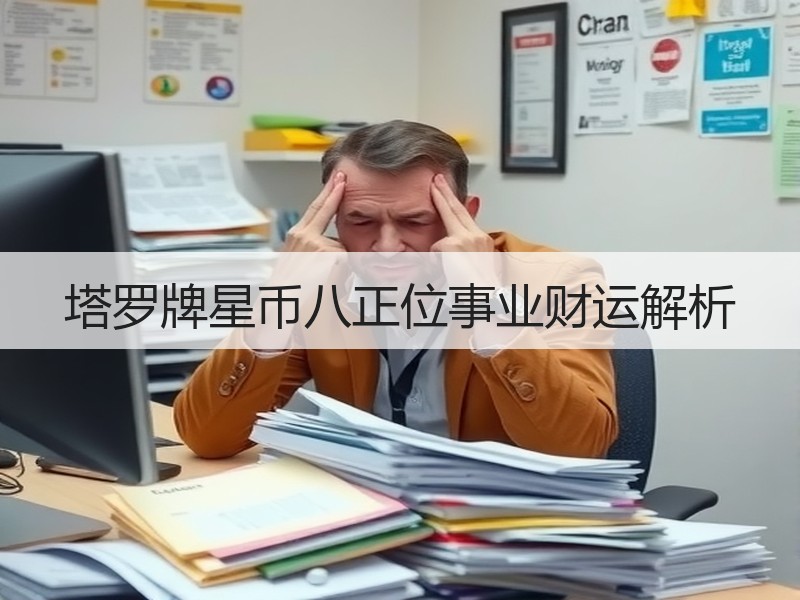 塔罗牌星币八正位事业财运解析