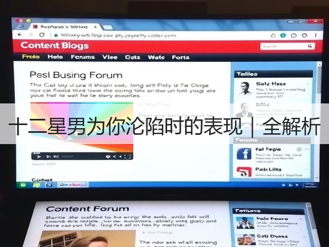 十二星男为你沦陷时的表现｜全解析(图3)