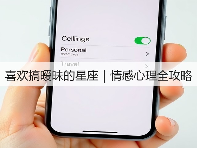 喜欢搞暧昧的星座|情感心理全攻略(图1) 喜欢搞暧昧的星座|情感心理全攻略(图1)