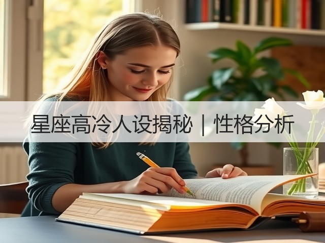 星座高冷人设揭秘|性格分析(图3) 星座高冷人设揭秘|性格分析(图3)