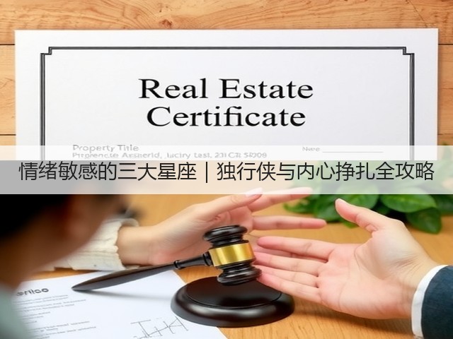 情绪敏感的三大星座|独行侠与内心挣扎全攻略(图3) 情绪敏感的三大星座|独行侠与内心挣扎全攻略(图3)