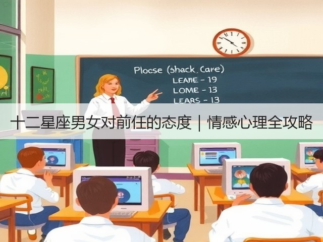 十二星座男女对前任的态度｜情感心理全攻略(图1)