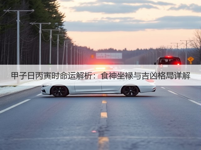 甲子日丙寅时命运解析：食神坐禄与吉凶格局详解(图1)