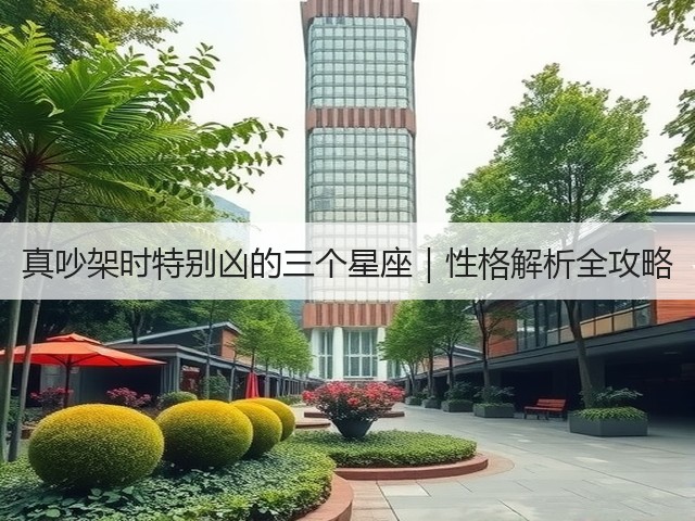 真吵架时特别凶的三个星座|性格解析全攻略(图2) 真吵架时特别凶的三个星座|性格解析全攻略(图2)