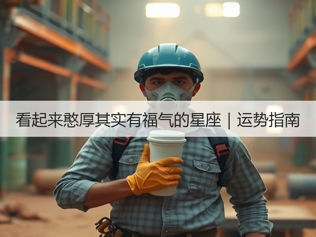 看起来憨厚其实有福气的星座|运势指南(图3) 看起来憨厚其实有福气的星座|运势指南(图3)