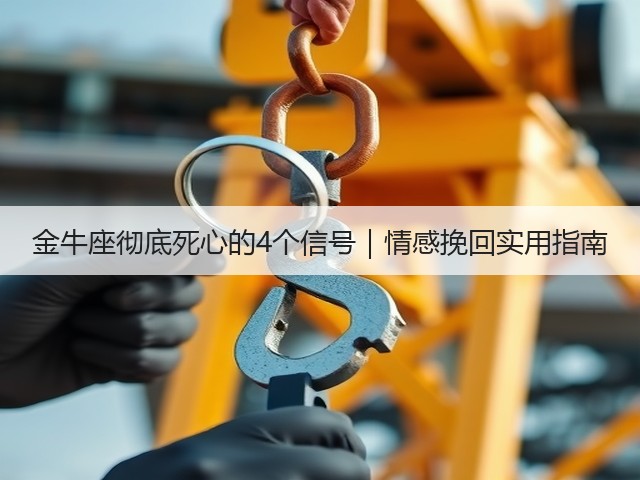 金牛座彻底死心的4个信号|情感挽回实用指南(图2) 金牛座彻底死心的4个信号|情感挽回实用指南(图2)