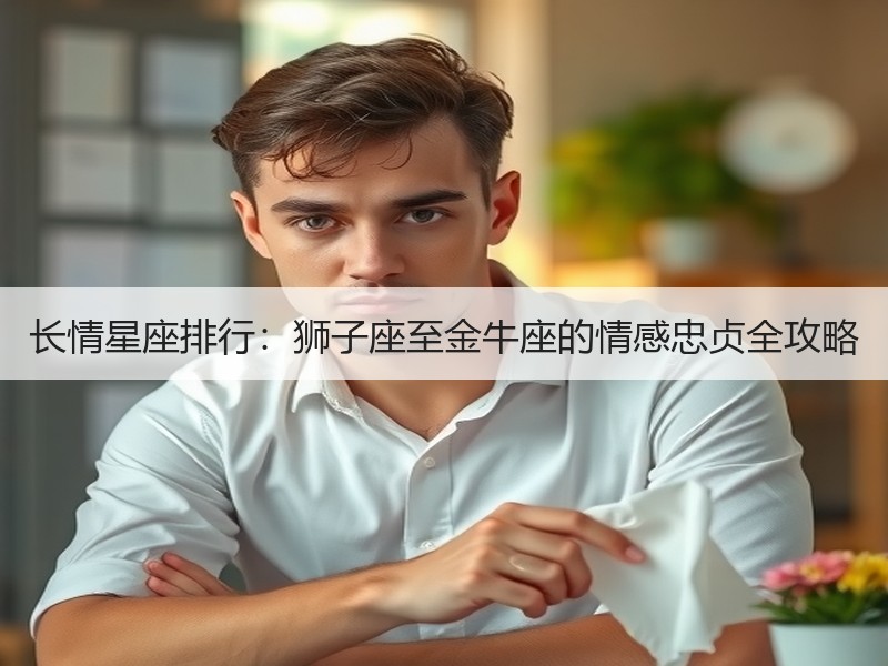 长情星座排行：狮子座至金牛座的情感忠贞全攻略