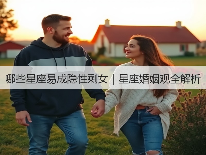 哪些星座易成隐性剩女｜星座婚姻观全解析