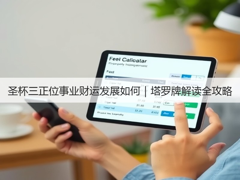 圣杯三正位事业财运发展如何｜塔罗牌解读全攻略