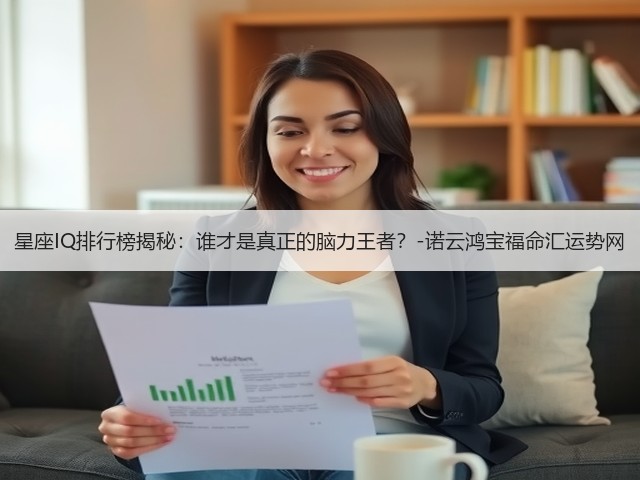 星座IQ排行榜揭秘：谁才是真正的脑力王者？-诺云鸿宝福命汇运势网(图3)