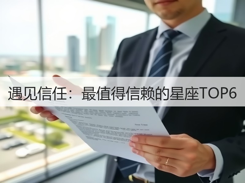 遇见信任：最值得信赖的星座TOP6
