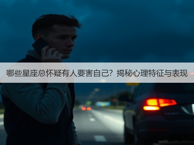哪些星座总怀疑有人要害自己?揭秘心理特征与表现(图3) 哪些星座总怀疑有人要害自己?揭秘心理特征与表现(图3)