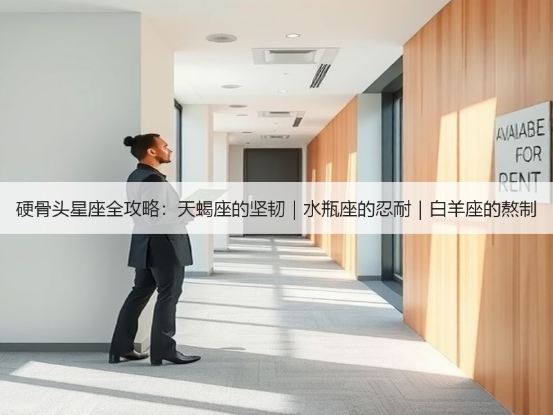 硬骨头星座全攻略：天蝎座的坚韧｜水瓶座的忍耐｜白羊座的熬制