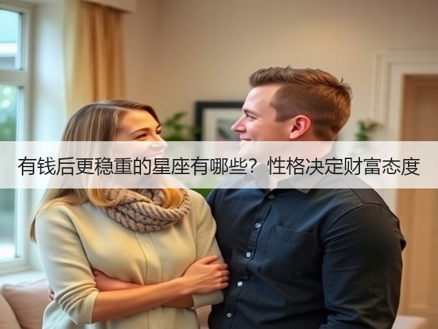 有钱后更稳重的星座有哪些?性格决定财富态度(图2) 有钱后更稳重的星座有哪些?性格决定财富态度(图2)