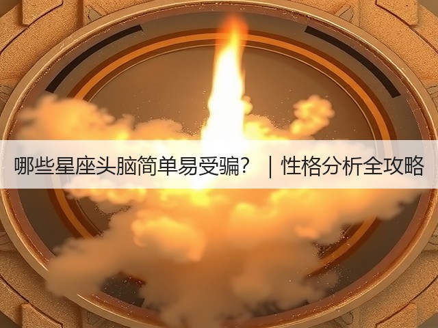 哪些星座头脑简单易受骗？｜性格分析全攻略(图3)