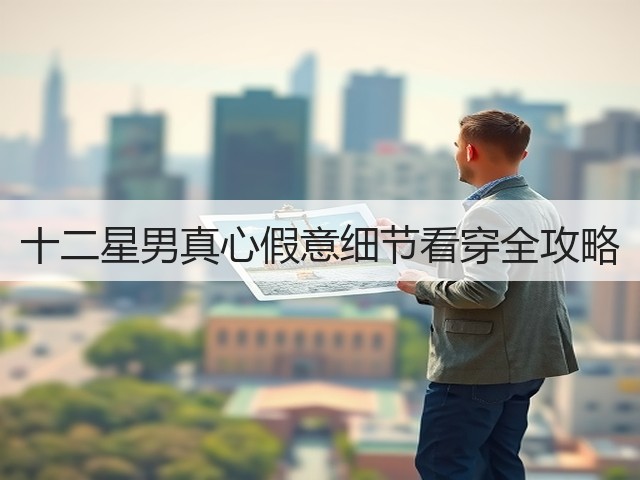 十二星男真心假意细节看穿全攻略(图3) 十二星男真心假意细节看穿全攻略(图3)