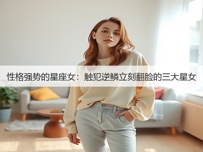 性格强势的星座女：触犯逆鳞立刻翻脸的三大星女