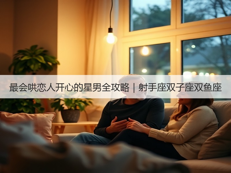 最会哄恋人开心的星男全攻略｜射手座双子座双鱼座