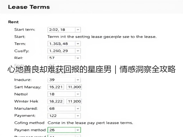 心地善良却难获回报的星座男|情感洞察全攻略(图1) 心地善良却难获回报的星座男|情感洞察全攻略(图1)