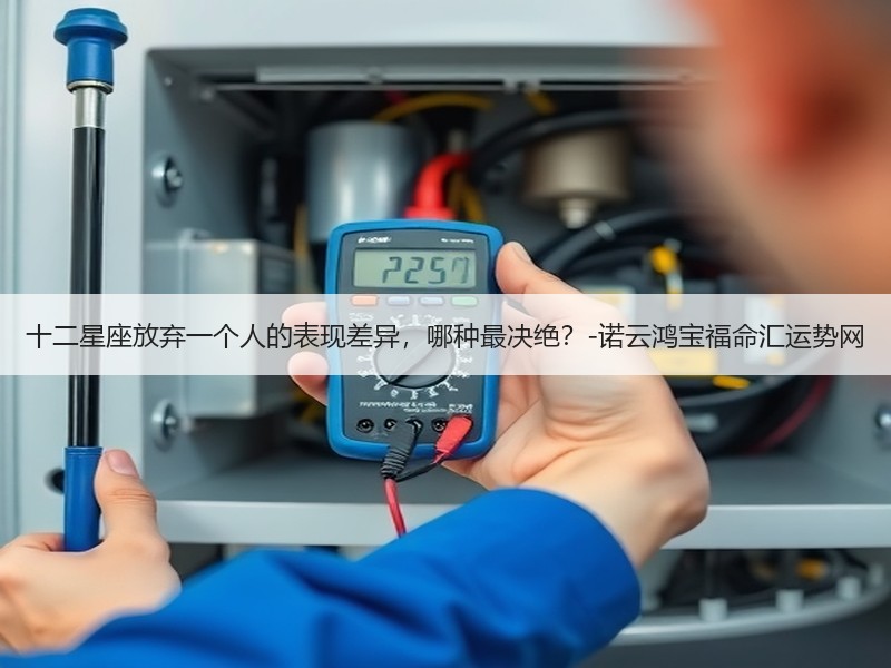 十二星座放弃一个人的表现差异，哪种最决绝？-诺云鸿宝福命汇运势网