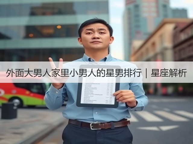 外面大男人家里小男人的星男排行|星座解析(图3) 外面大男人家里小男人的星男排行|星座解析(图3)