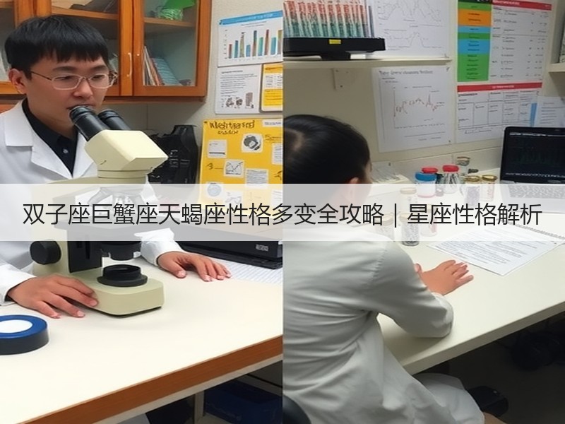 双子座巨蟹座天蝎座性格多变全攻略｜星座性格解析