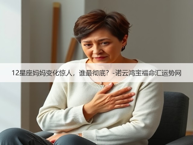 12星座妈妈变化惊人,谁最彻底?-诺云鸿宝福命汇运势网(图1) 12星座妈妈变化惊人,谁最彻底?-诺云鸿宝福命汇运势网(图1)