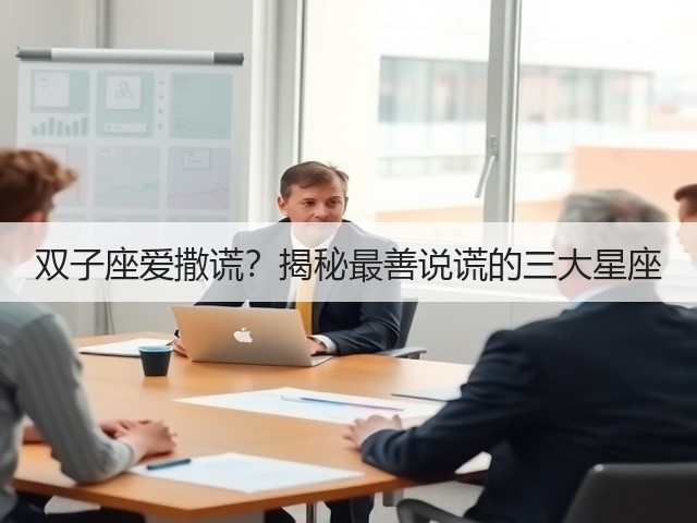 双子座爱撒谎?揭秘最善说谎的三大星座(图1) 双子座爱撒谎?揭秘最善说谎的三大星座(图1)