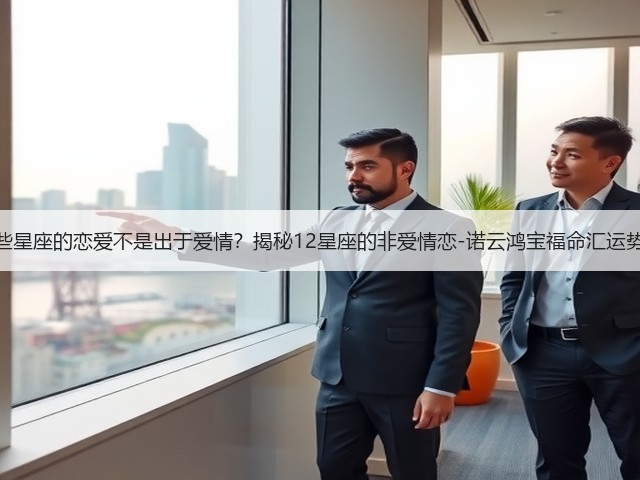 哪些星座的恋爱不是出于爱情？揭秘12星座的非爱情恋-诺云鸿宝福命汇运势网(图1)