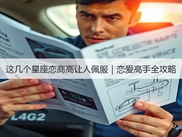 这几个星座恋商高让人佩服|恋爱高手全攻略(图3) 这几个星座恋商高让人佩服|恋爱高手全攻略(图3)