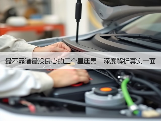 最不靠谱最没良心的三个星座男|深度解析真实一面(图1) 最不靠谱最没良心的三个星座男|深度解析真实一面(图1)