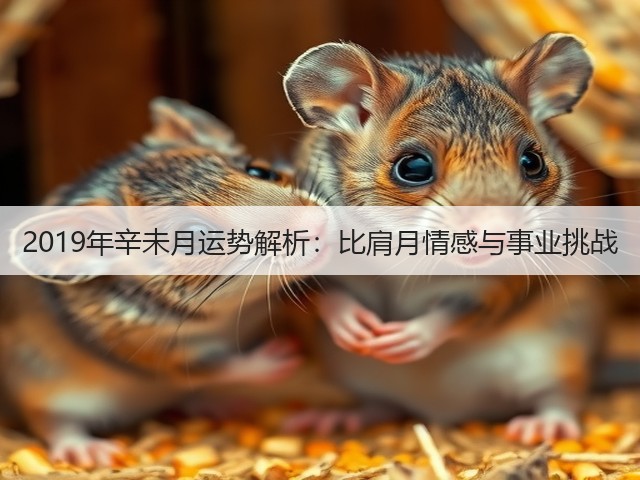 2019年辛未月运势解析:比肩月情感与事业挑战(图3) 2019年辛未月运势解析:比肩月情感与事业挑战(图3)