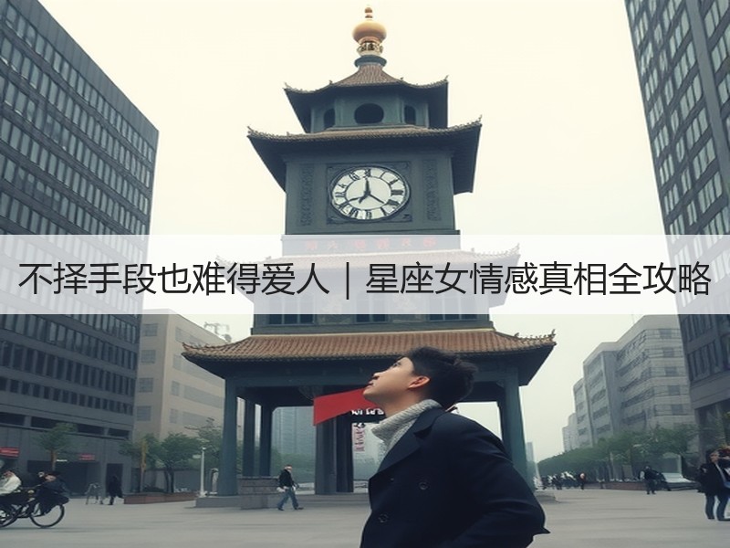 不择手段也难得爱人｜星座女情感真相全攻略
