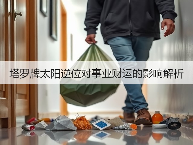 塔罗牌太阳逆位对事业财运的影响解析(图1)