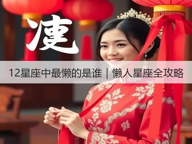 12星座中最懒的是谁|懒人星座全攻略(图2) 12星座中最懒的是谁|懒人星座全攻略(图2)