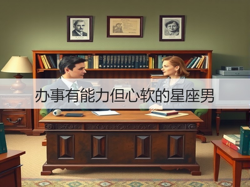 办事有能力但心软的星座男
