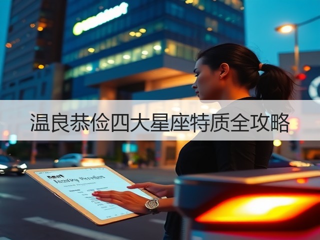 温良恭俭四大星座特质全攻略(图2)