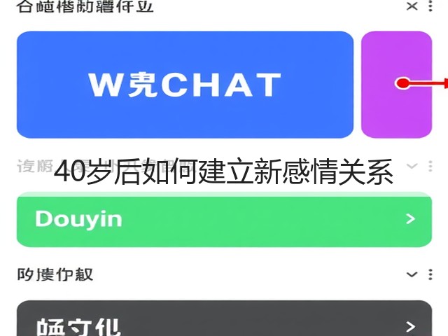 40岁后如何建立新感情关系(图1)