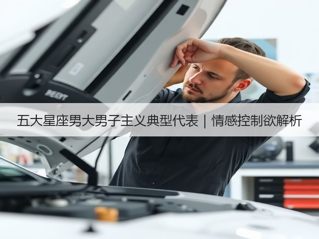 五大星座男大男子主义典型代表|情感控制欲解析(图1) 五大星座男大男子主义典型代表|情感控制欲解析(图1)