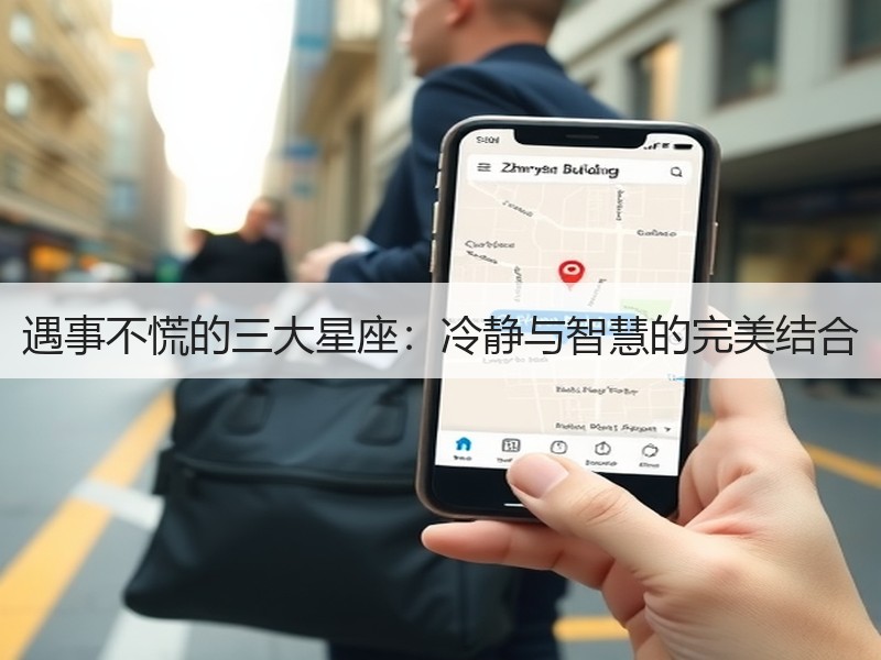 遇事不慌的三大星座：冷静与智慧的完美结合