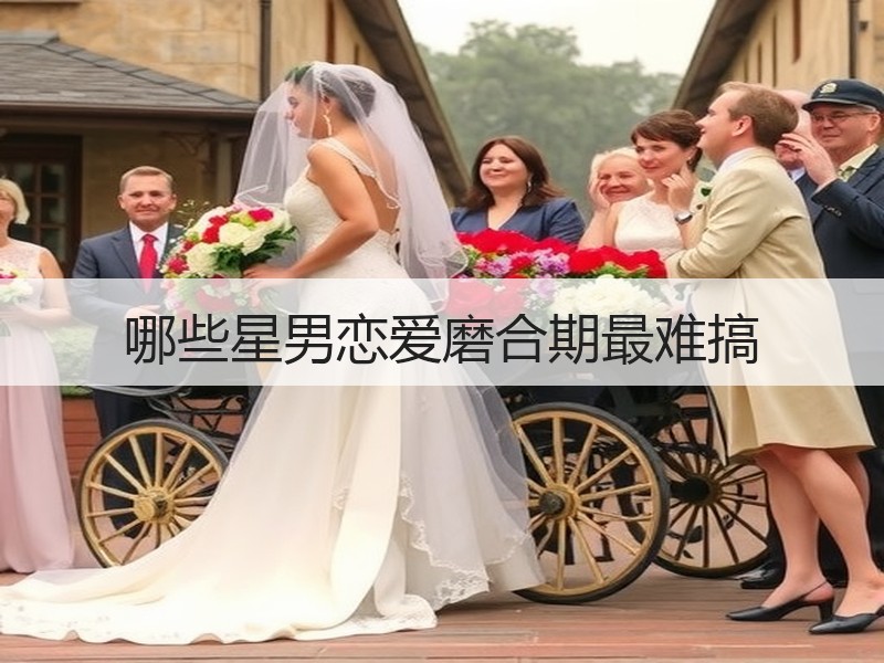 哪些星男恋爱磨合期最难搞
