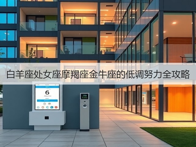 白羊座处女座摩羯座金牛座的低调努力全攻略(图3) 白羊座处女座摩羯座金牛座的低调努力全攻略(图3)