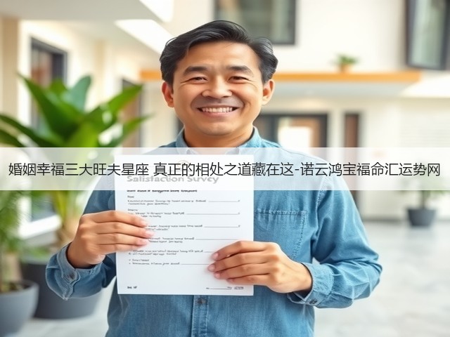 婚姻幸福三大旺夫星座 真正的相处之道藏在这-诺云鸿宝福命汇运势网(图2)