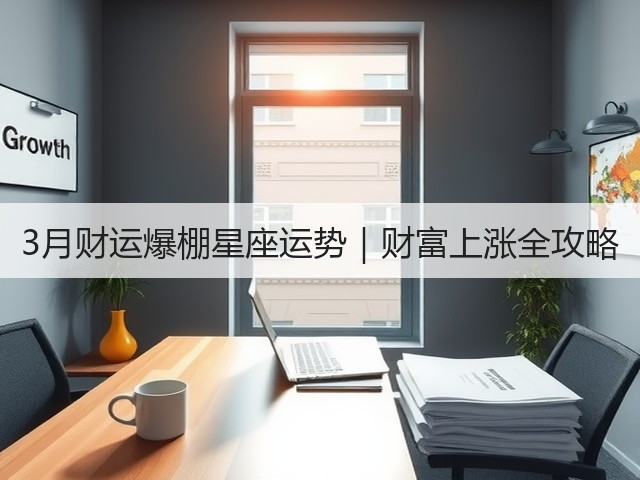 3月财运爆棚星座运势|财富上涨全攻略(图3) 3月财运爆棚星座运势|财富上涨全攻略(图3)