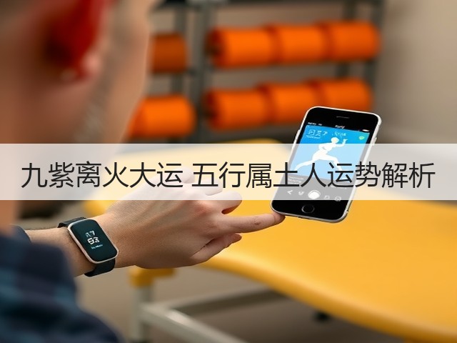 九紫离火大运 五行属土人运势解析(图3)