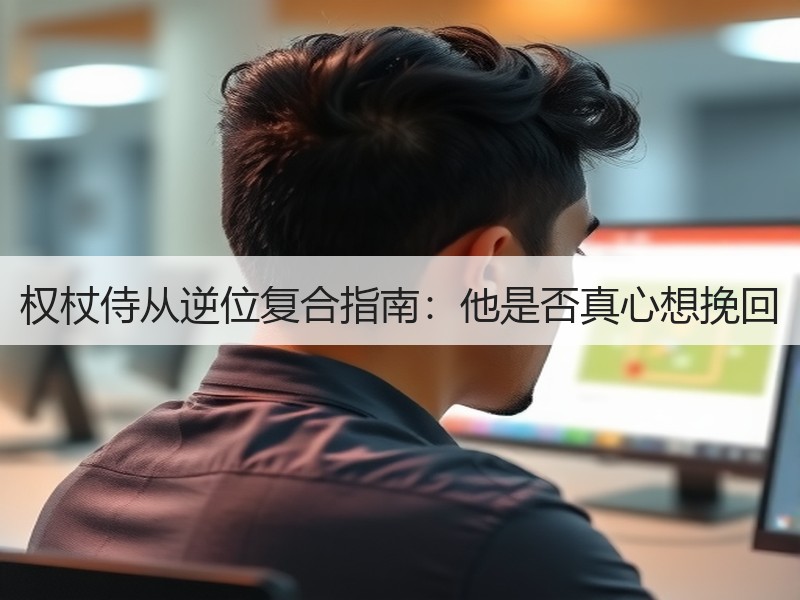 权杖侍从逆位复合指南：他是否真心想挽回